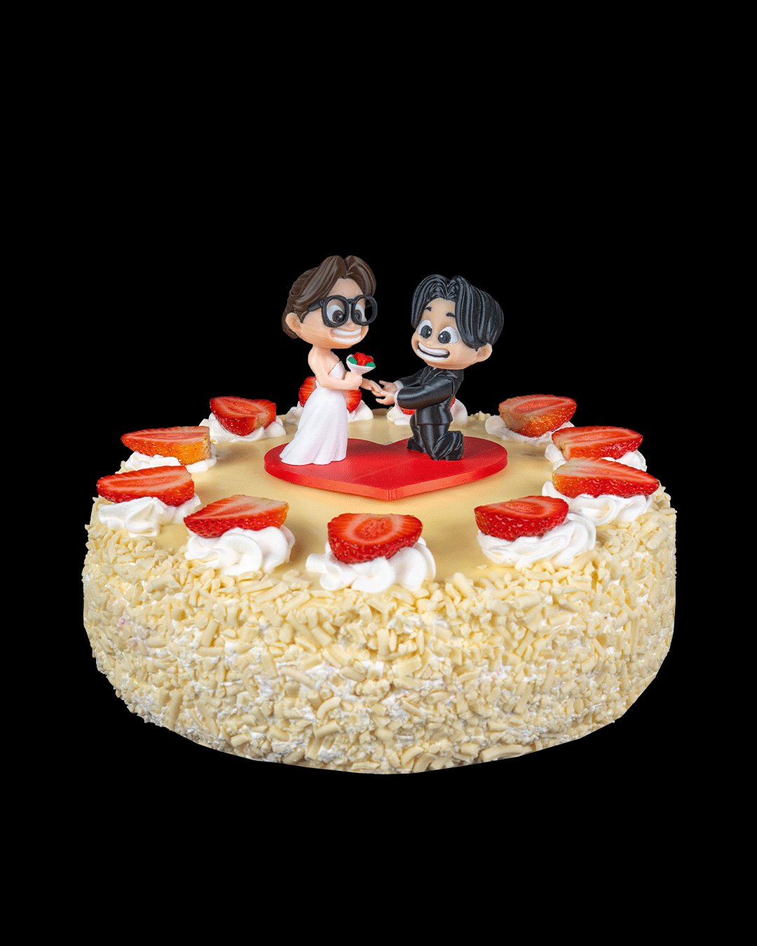 3913 - Marry Me - Cake Topper