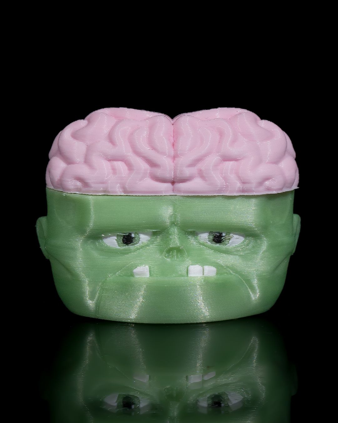 1508 - Metal-Zombie-Head Airpod Case