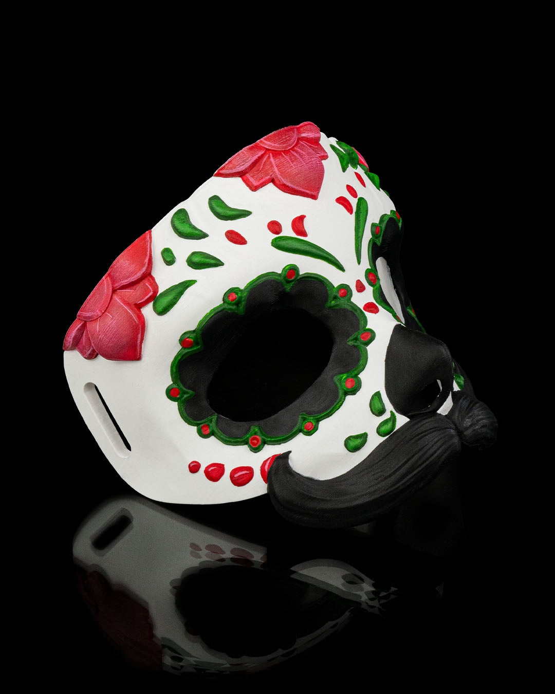 2117 - Mustache Calavera Mask