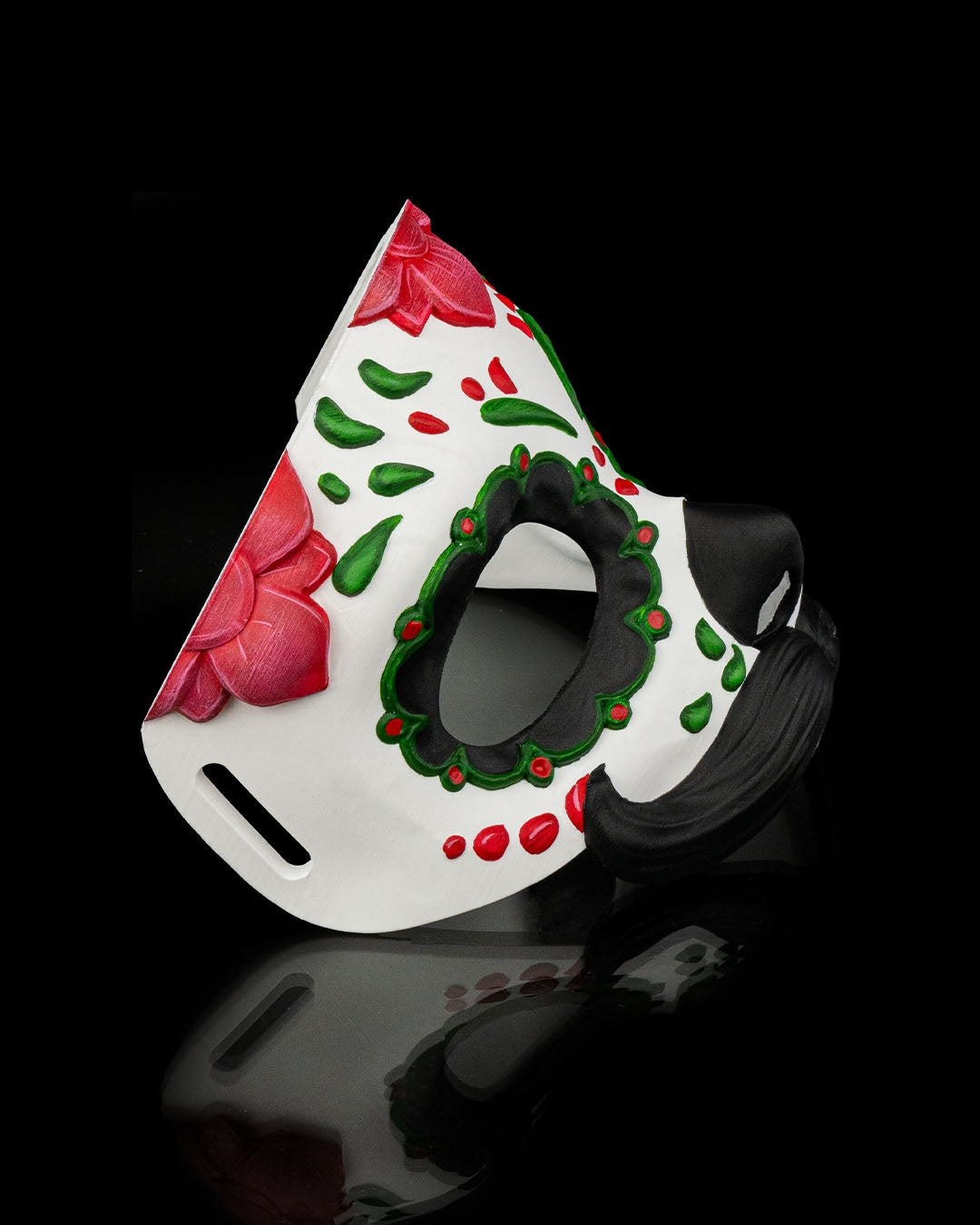 2117 - Mustache Calavera Mask