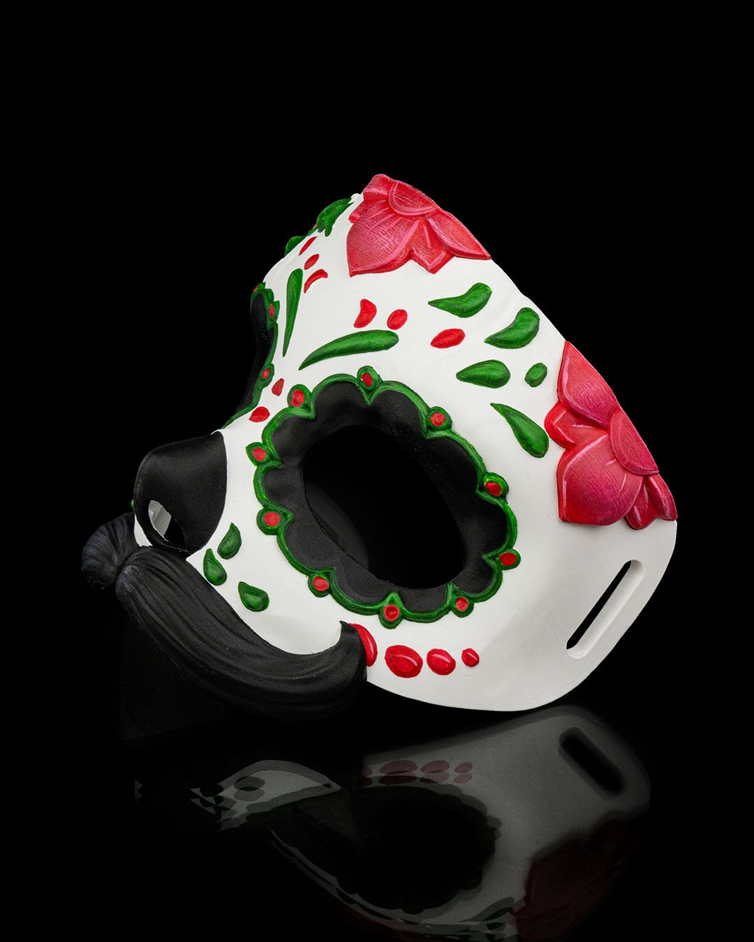 2117 - Mustache Calavera Mask
