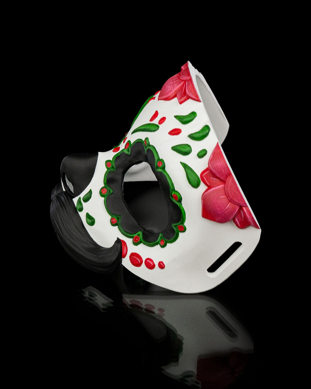 2117 - Mustache Calavera Mask