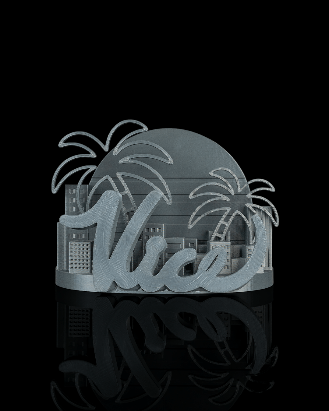 4417 - Neon Cityscape - Console Stand