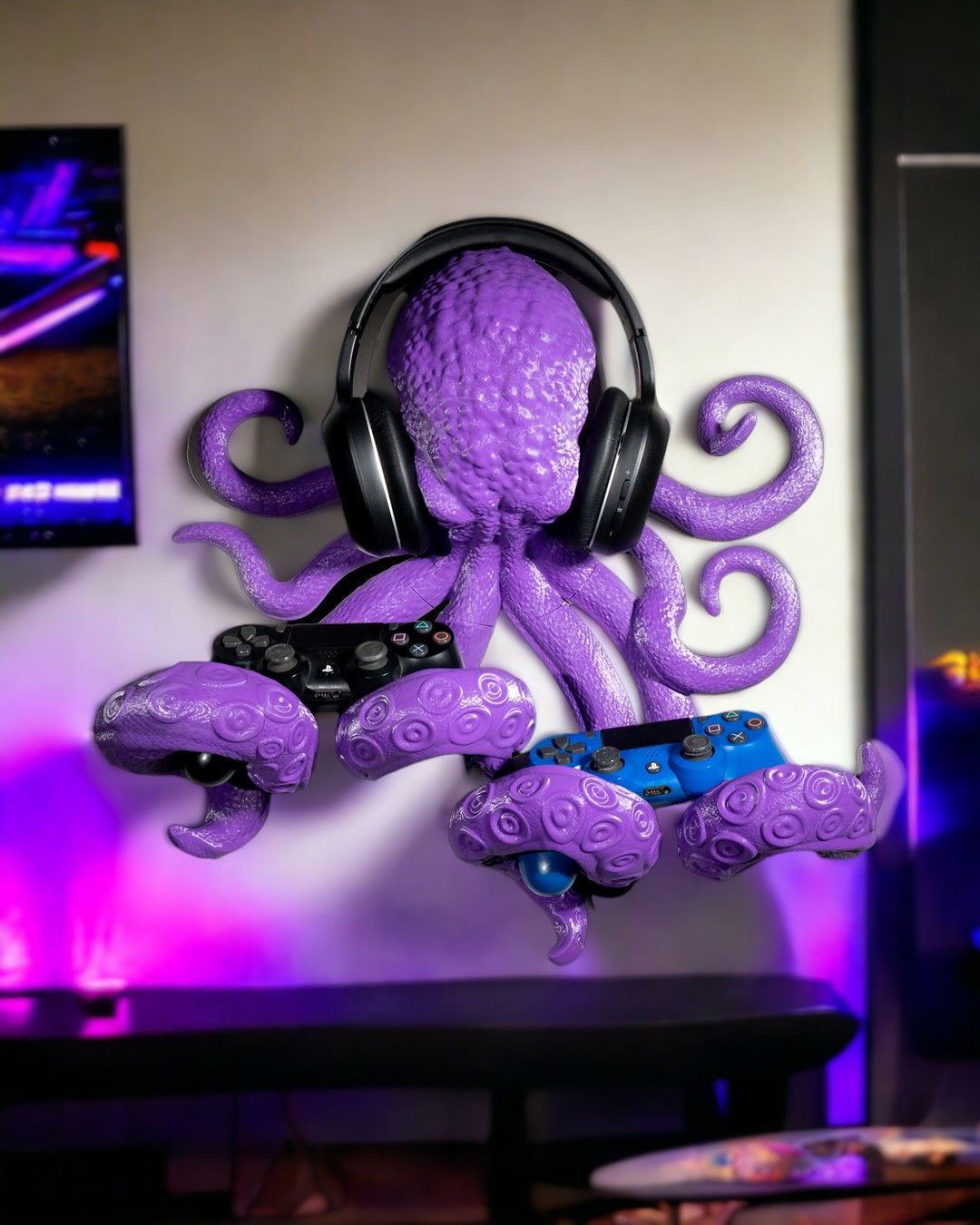 1682 - Octopus Controller and Headphone Holder