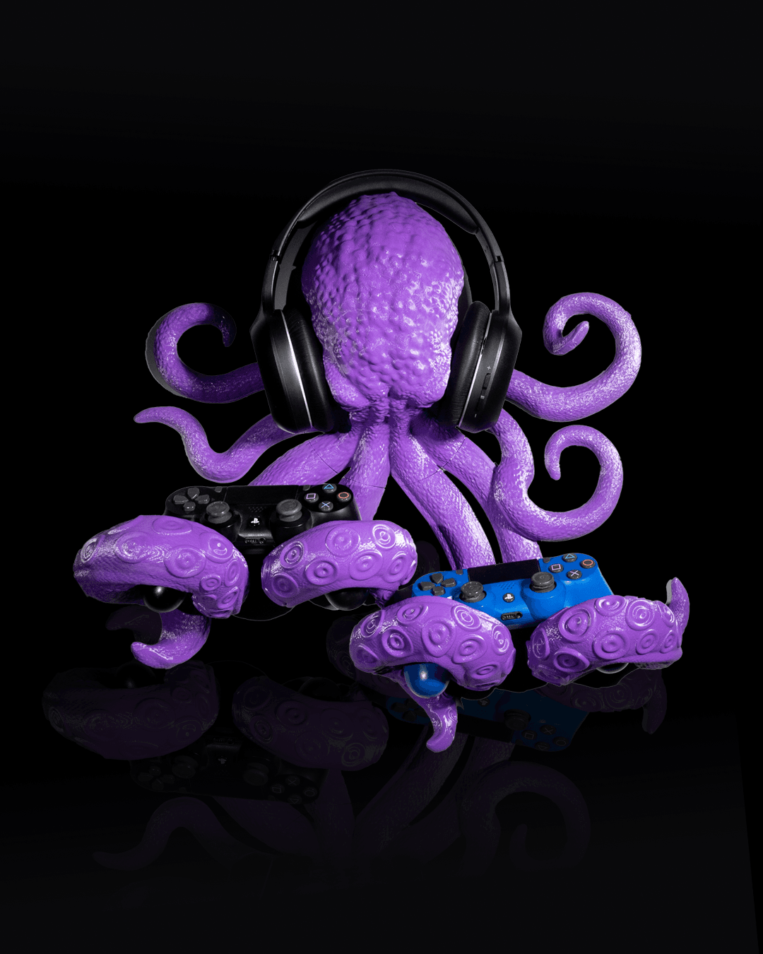 1682 - Octopus Controller and Headphone Holder