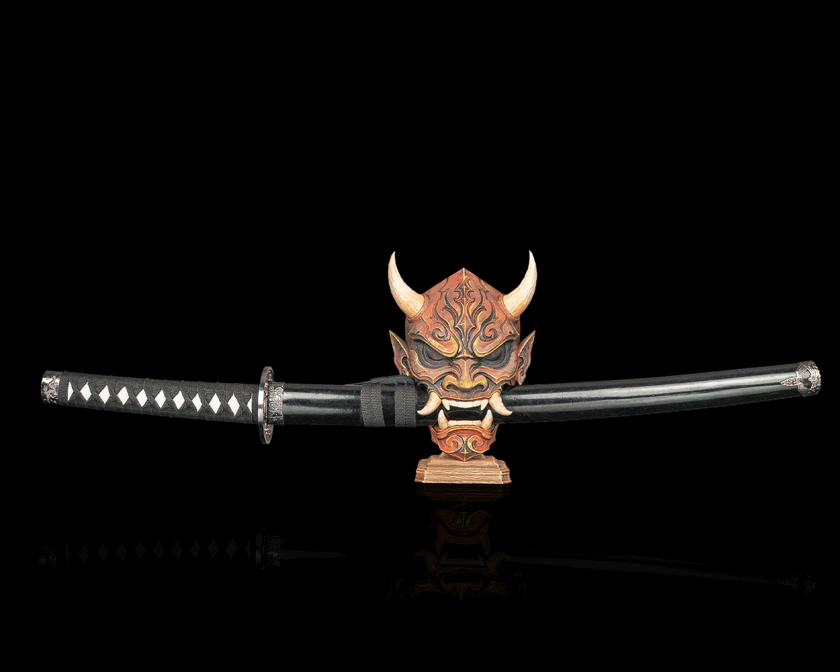4517 - Oni Mask - Katana Holder