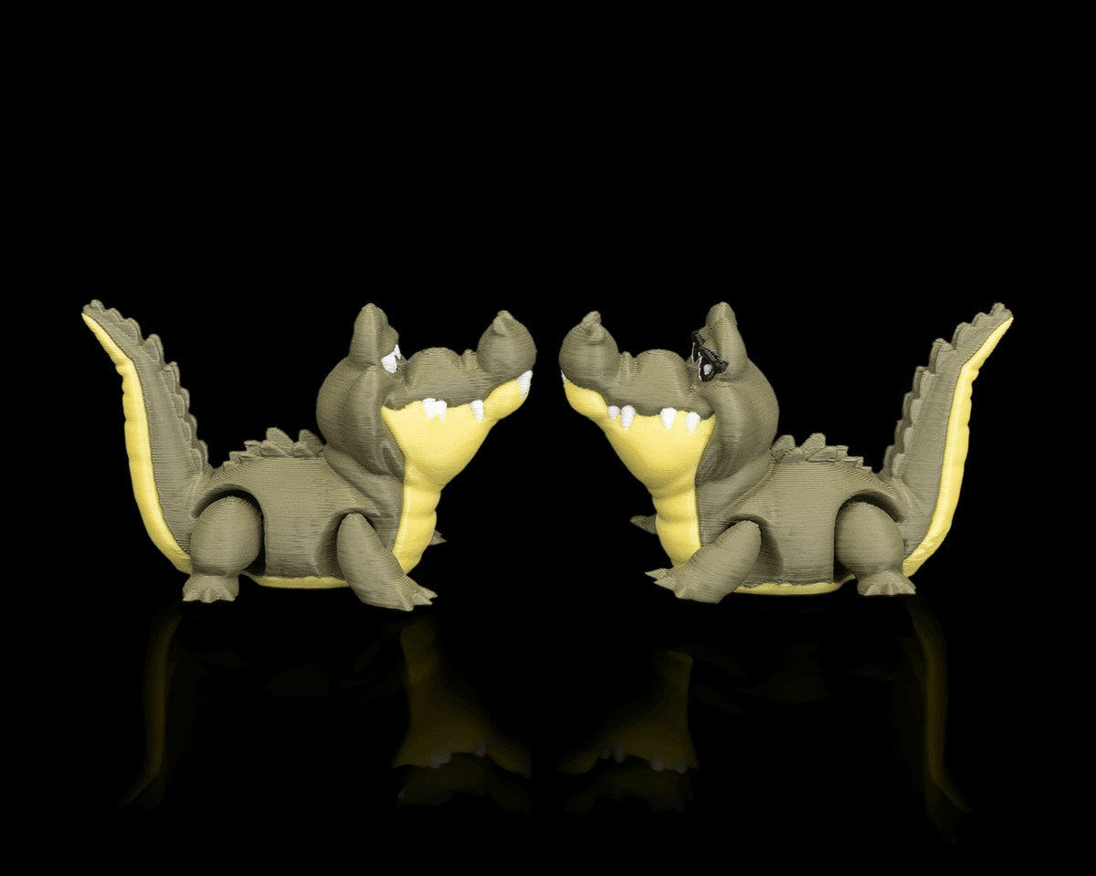 2943 - Pair of Crocodiles