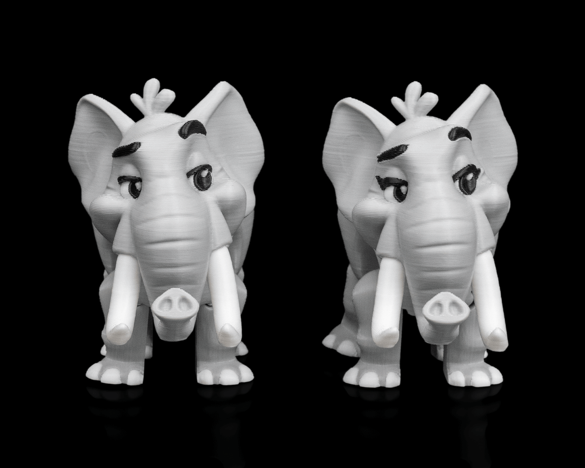 2939 - Pair of Elephants