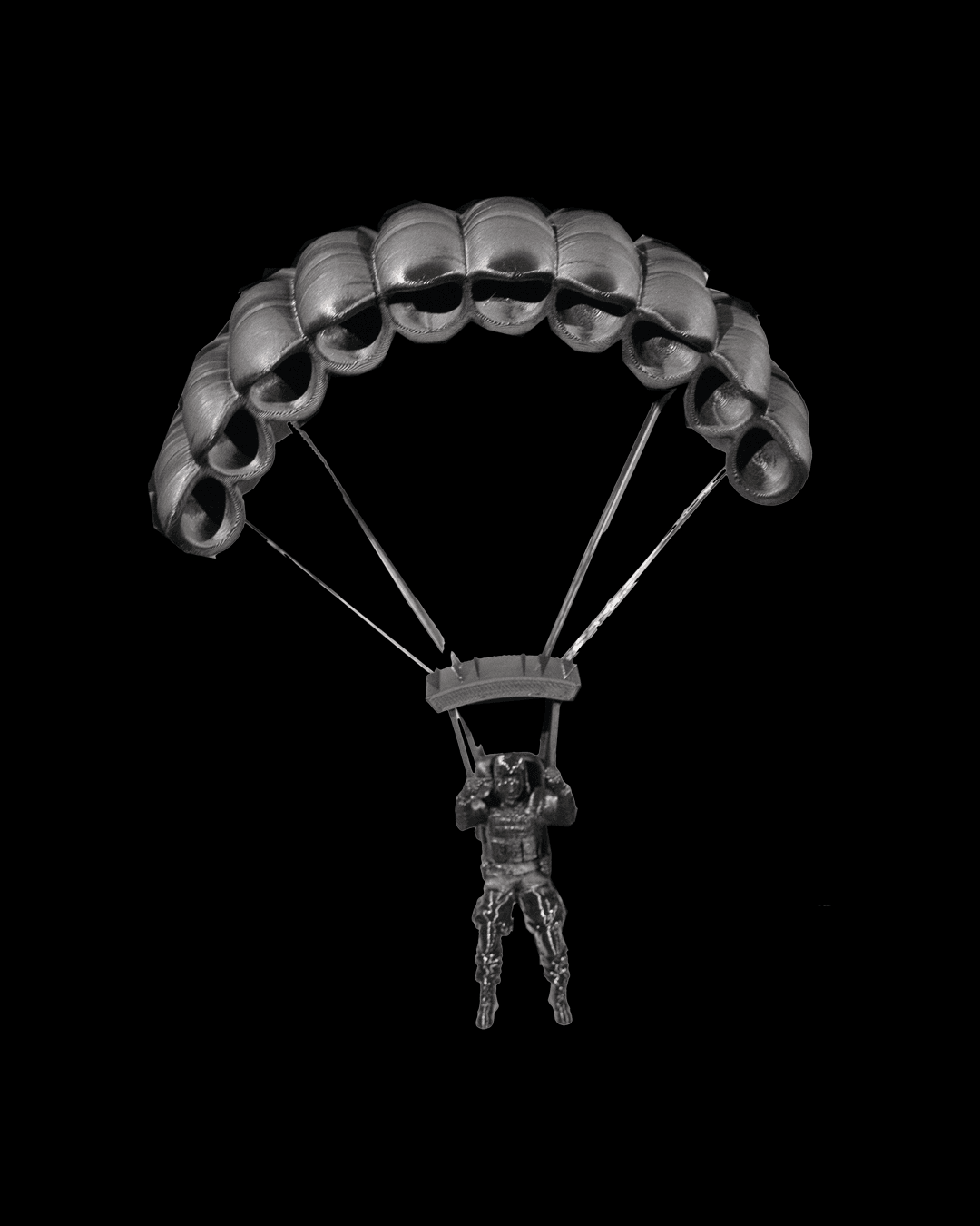 1679 - Parachuting Headphone Holder