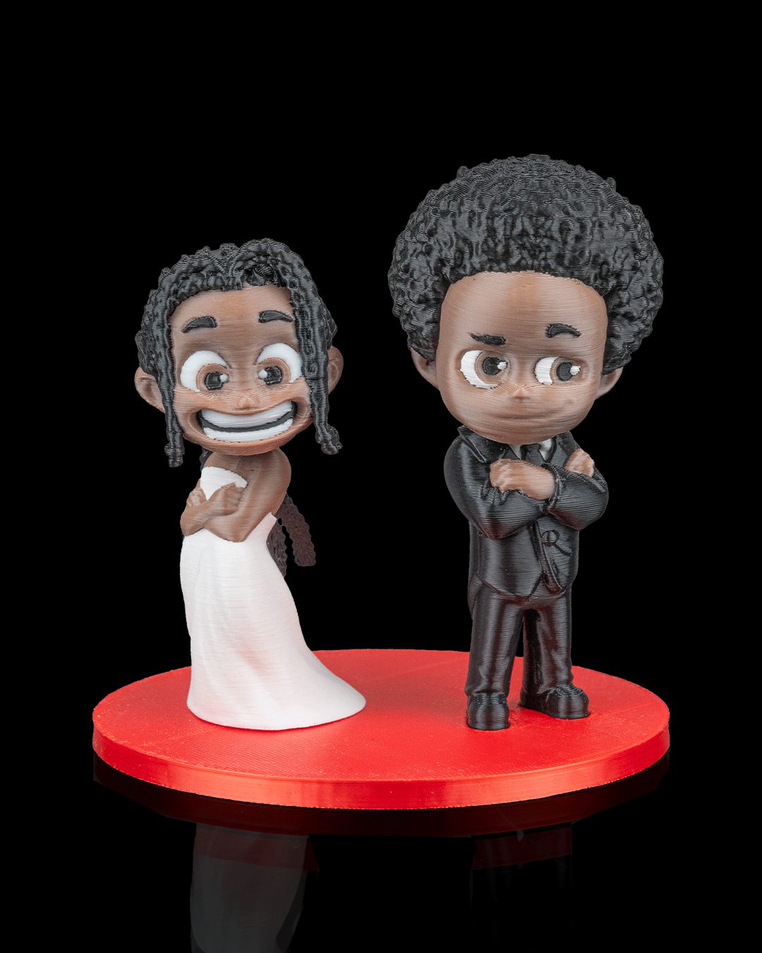 3914 - Partners for Life - Cake Topper