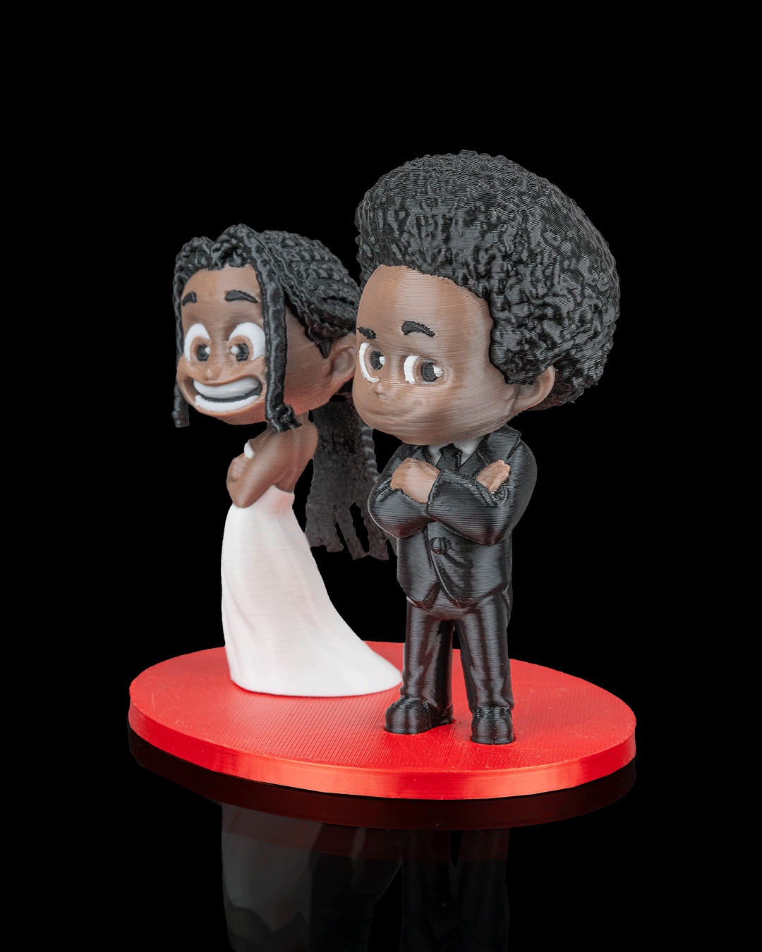 3914 - Partners for Life - Cake Topper