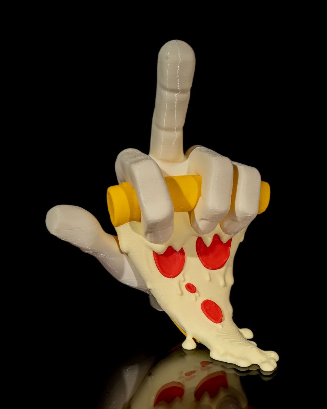 1207C - Pick n Eater Pizza Signs - Middle Finger
