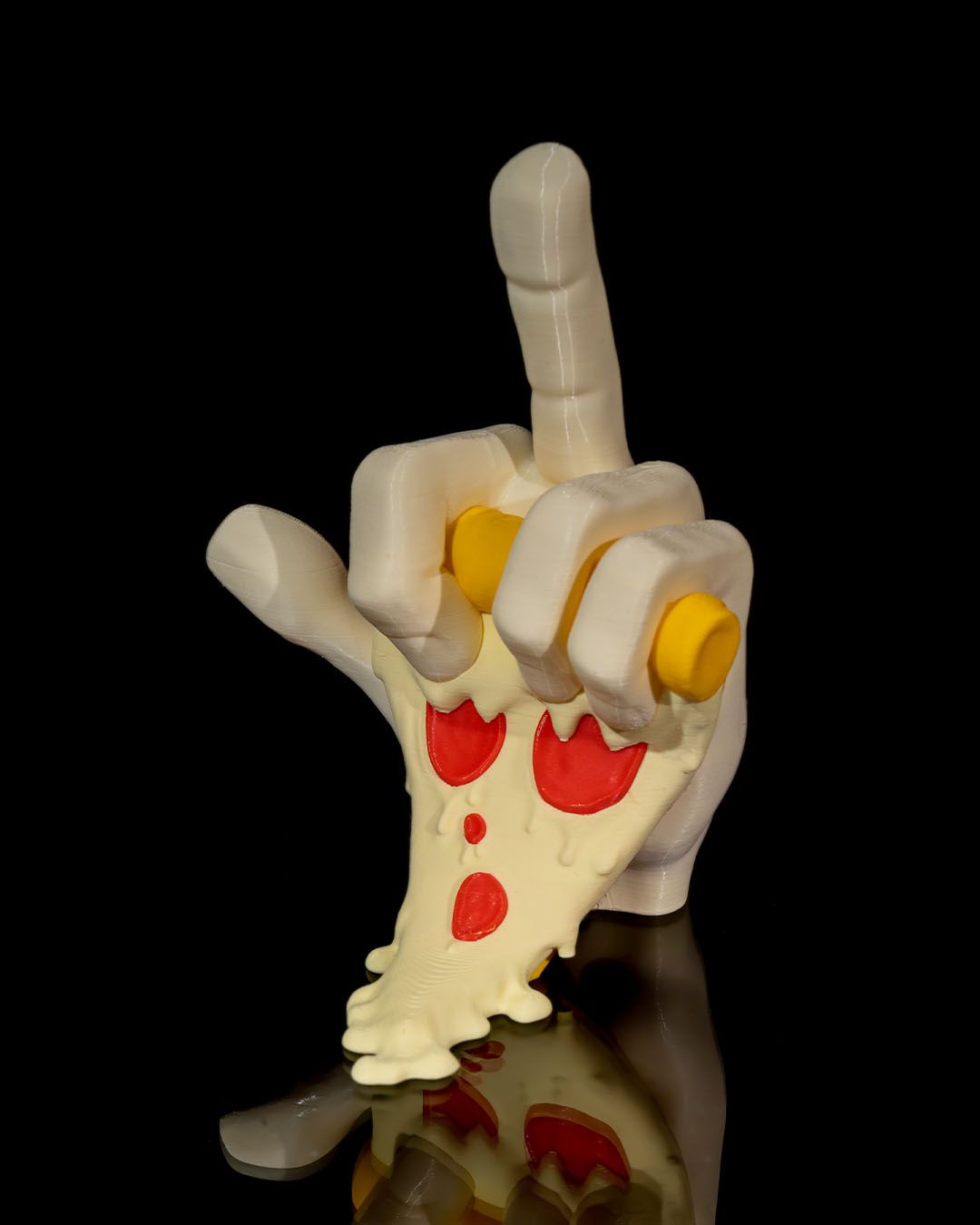 1207C - Pick n Eater Pizza Signs - Middle Finger