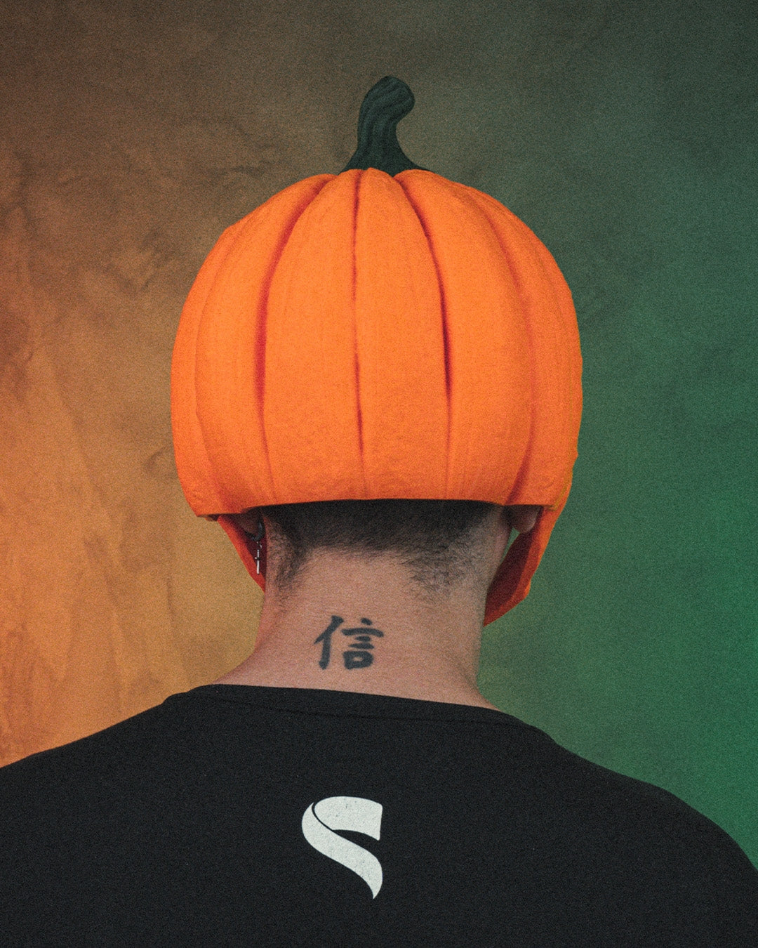 2093 - Pumpkin Head Halloween Mask