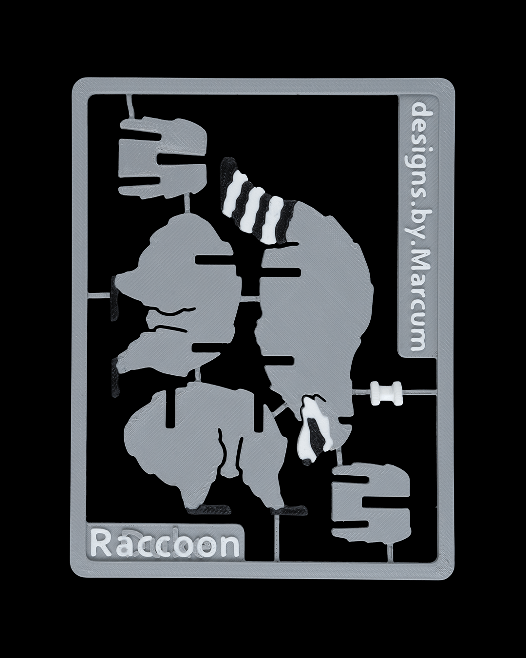 2385 - Raccoon Kit Card