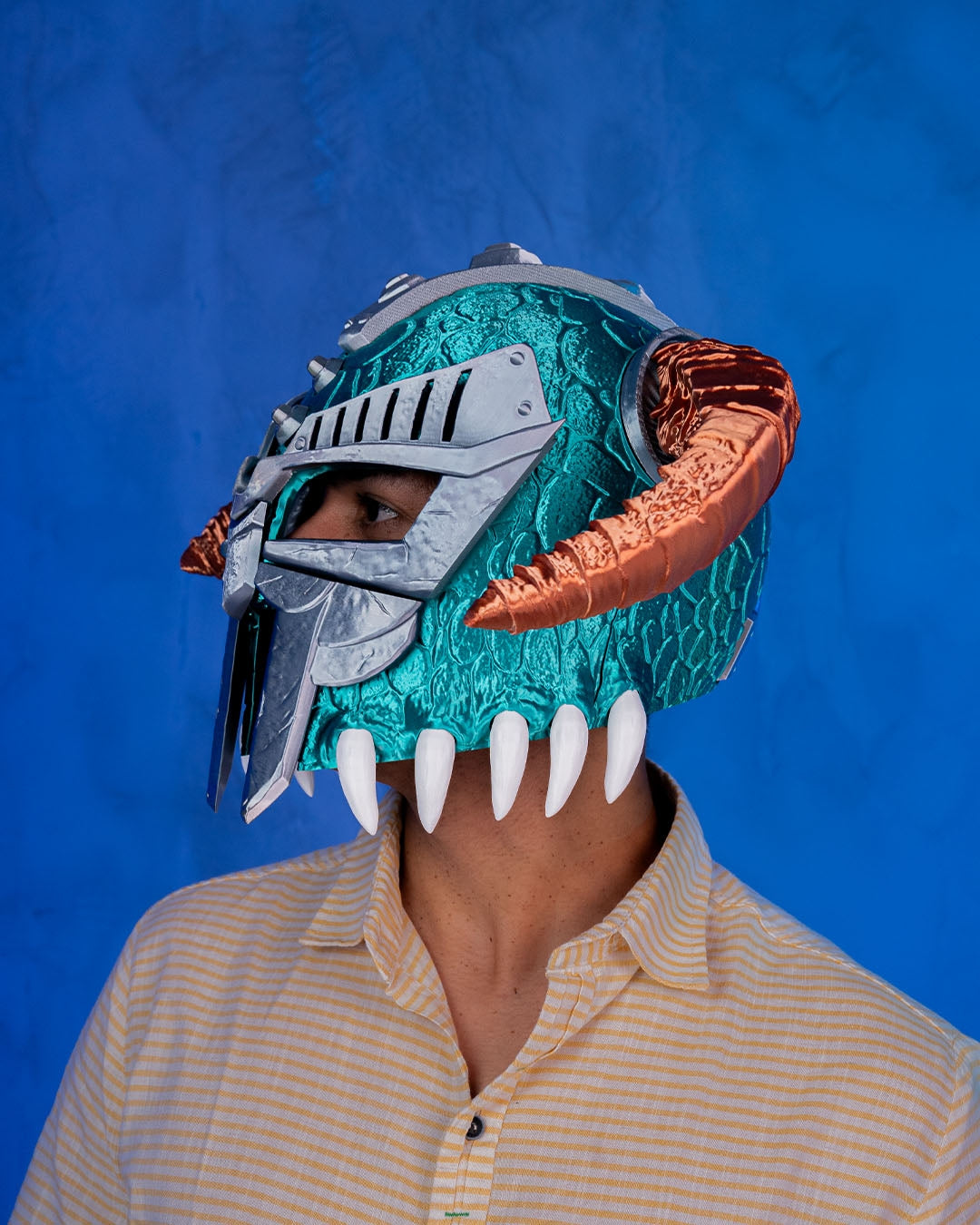 2599 - Scaled Barbarian Helmet