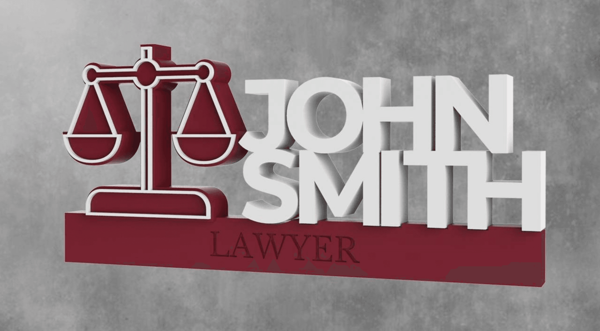 0187 - Customizable Legal Profession Sign