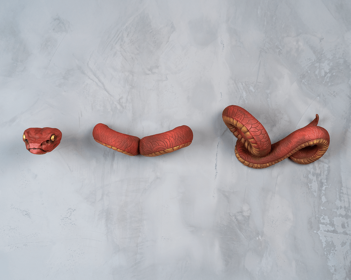 2468 - Silent Slither Controller and Headphone Holder