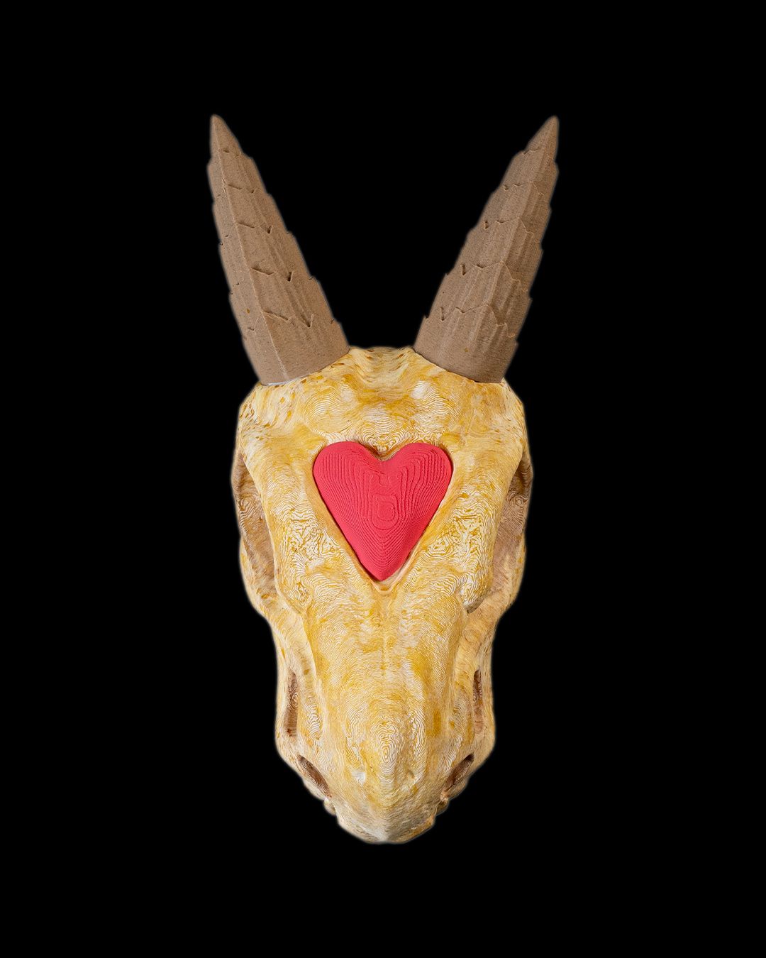 1598 - Silver Hatchling Skull