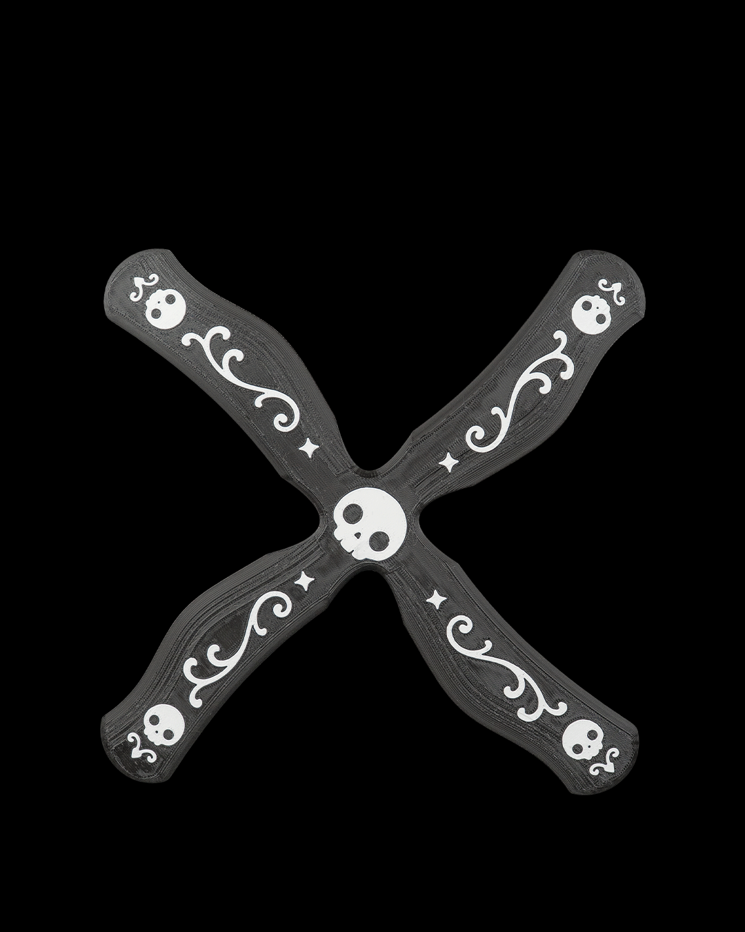 4223 - Skull Cross Boomerang