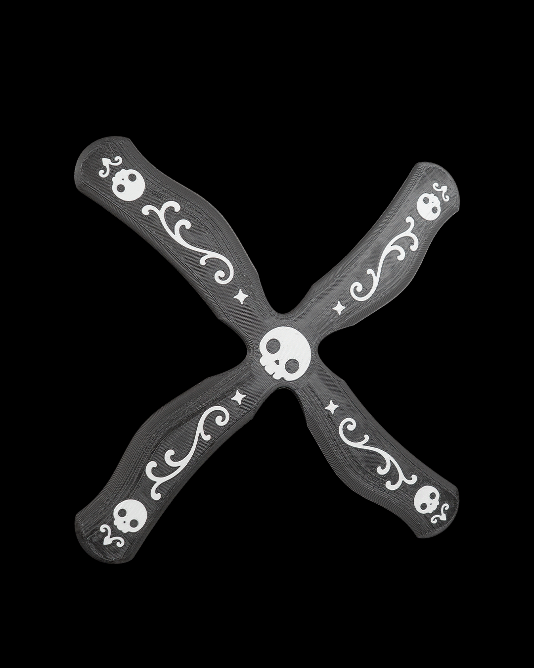 4223 - Skull Cross Boomerang