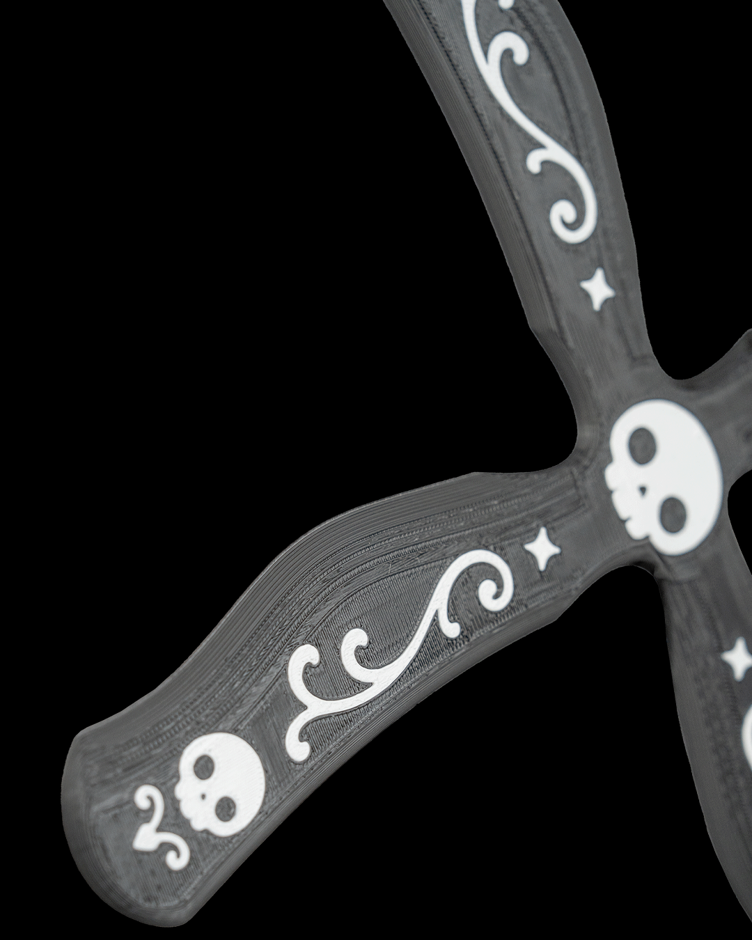 4223 - Skull Cross Boomerang