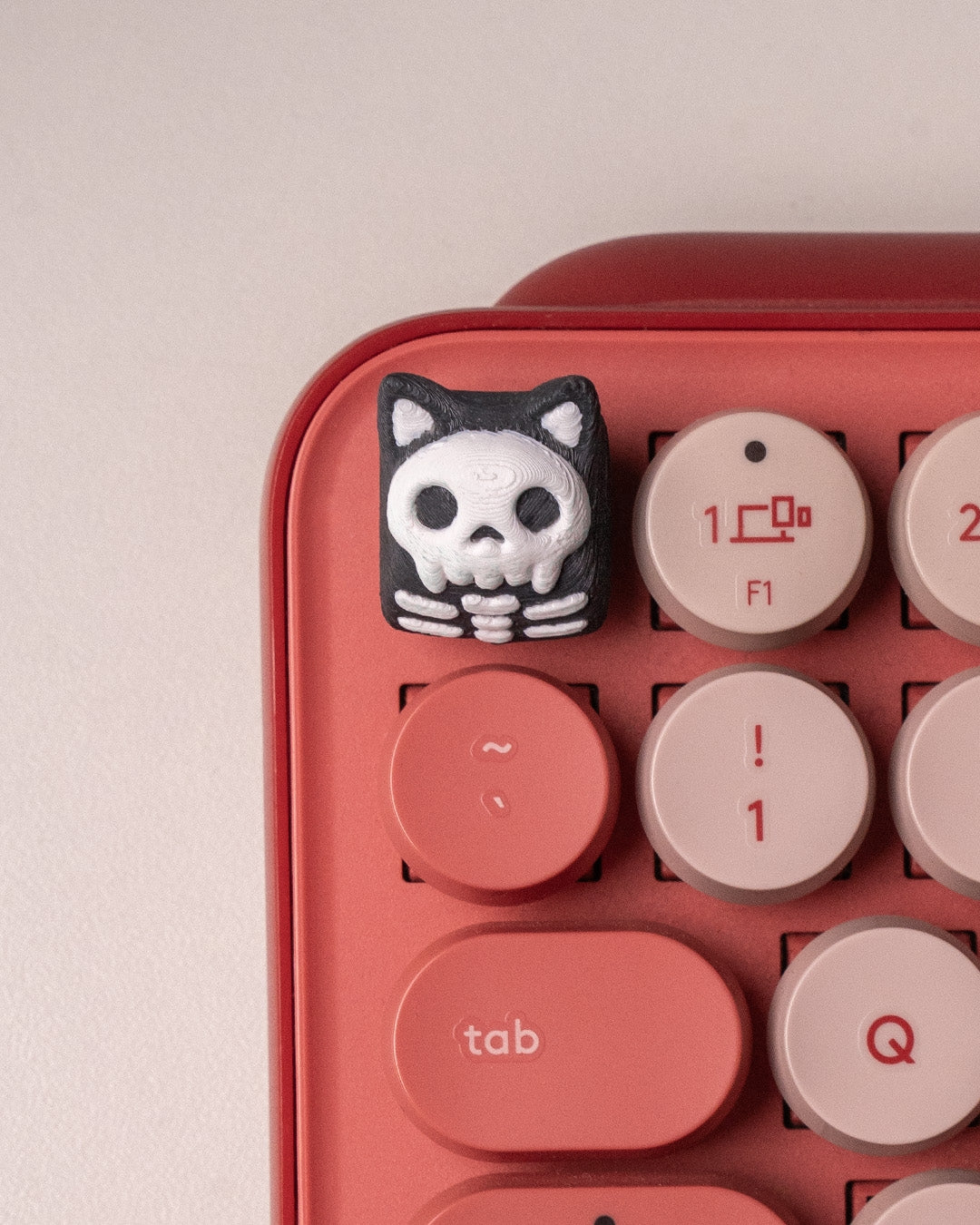 2211 - Skull Keycat Halloween Keycap