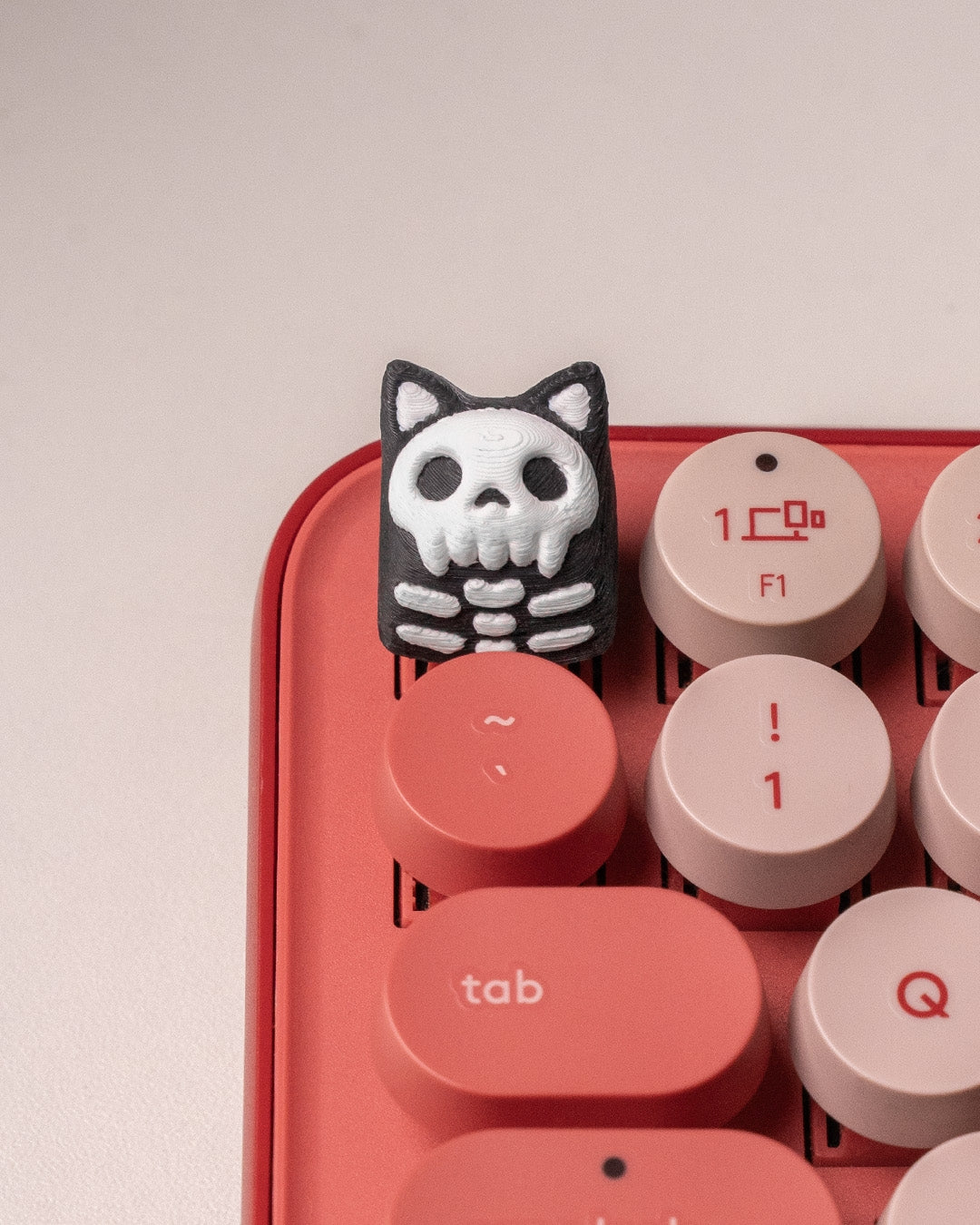2211 - Skull Keycat Halloween Keycap