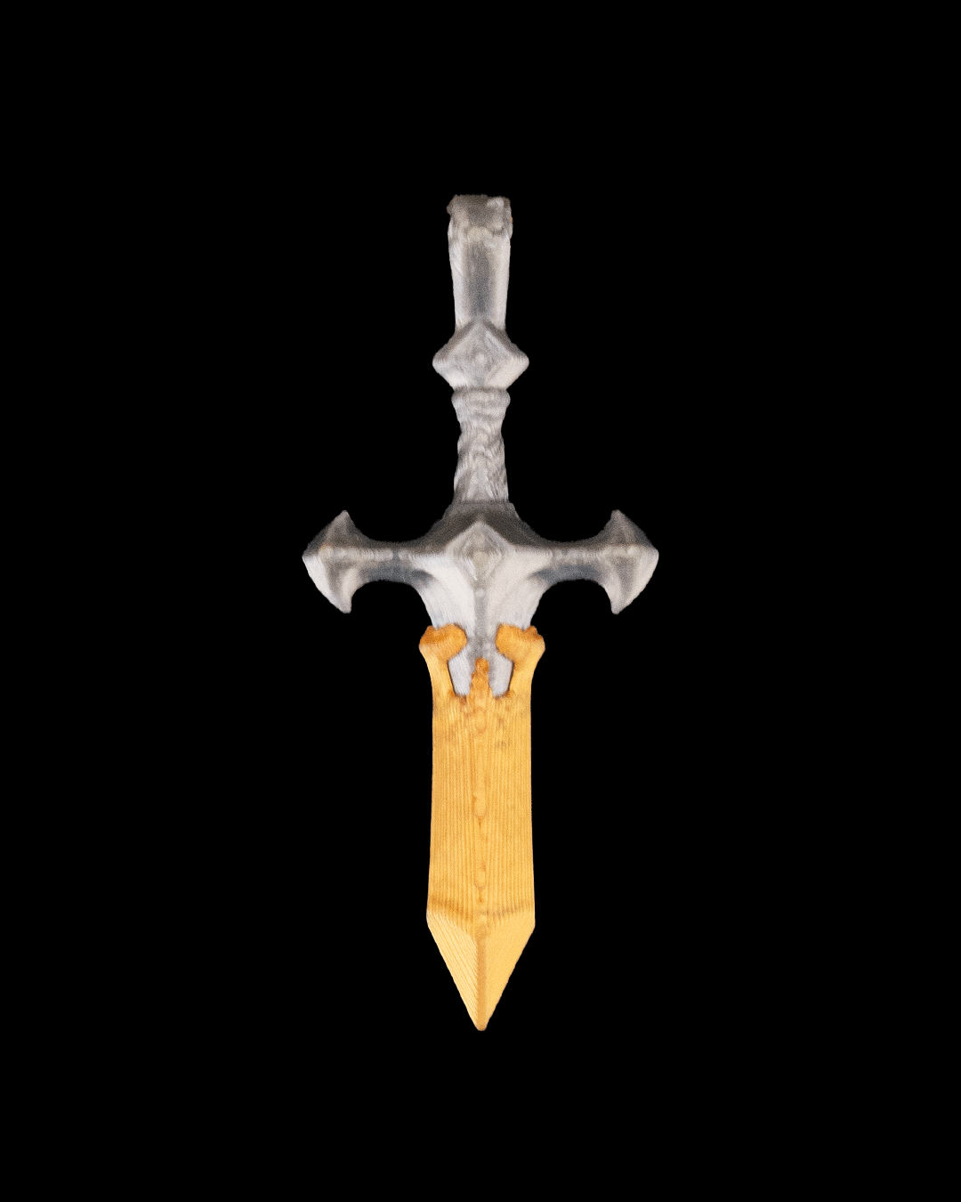 3457 - Steel & Feather - Pendants