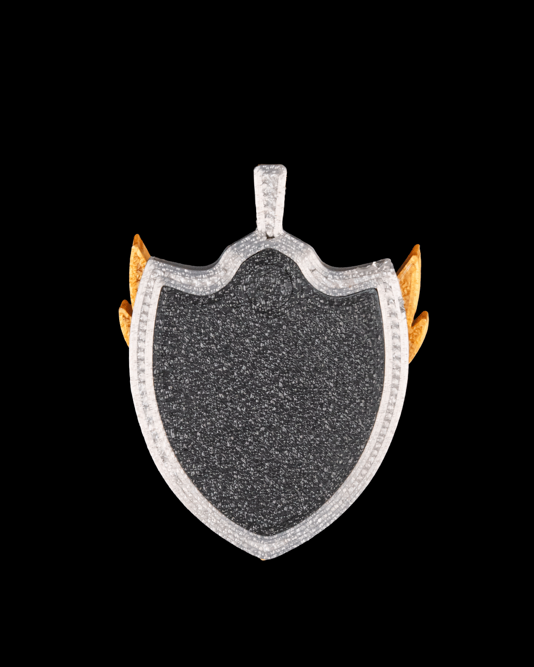 3457 - Steel & Feather - Pendants