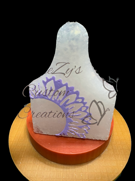 Freshie - Cow - Sunflower Cow Tag