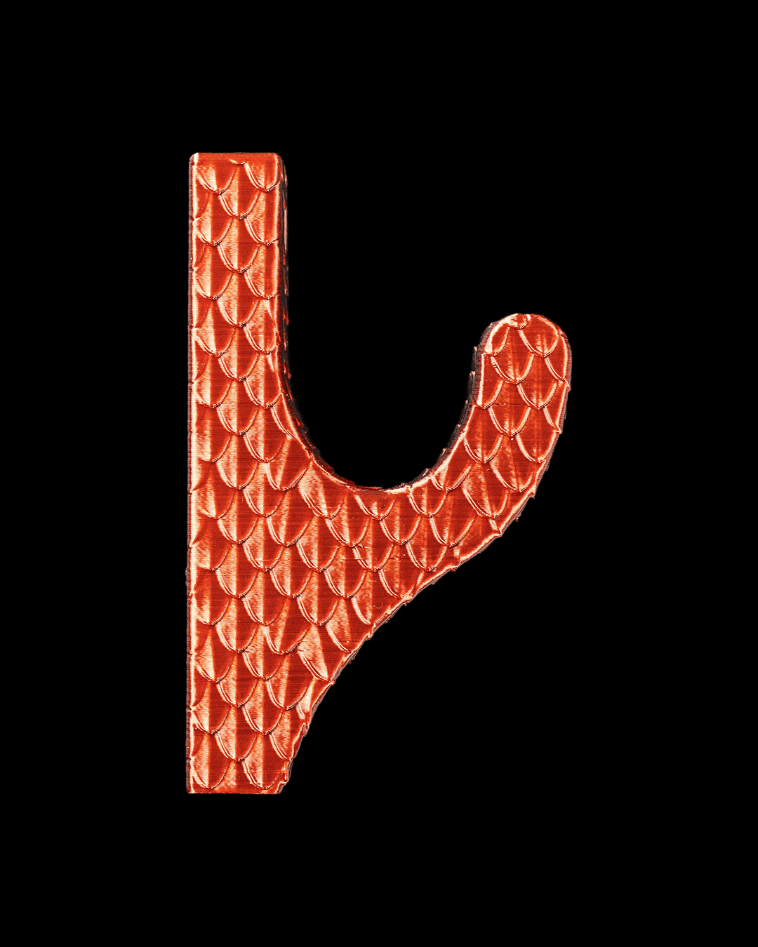 4519 - Textured Hook - Katana Holder