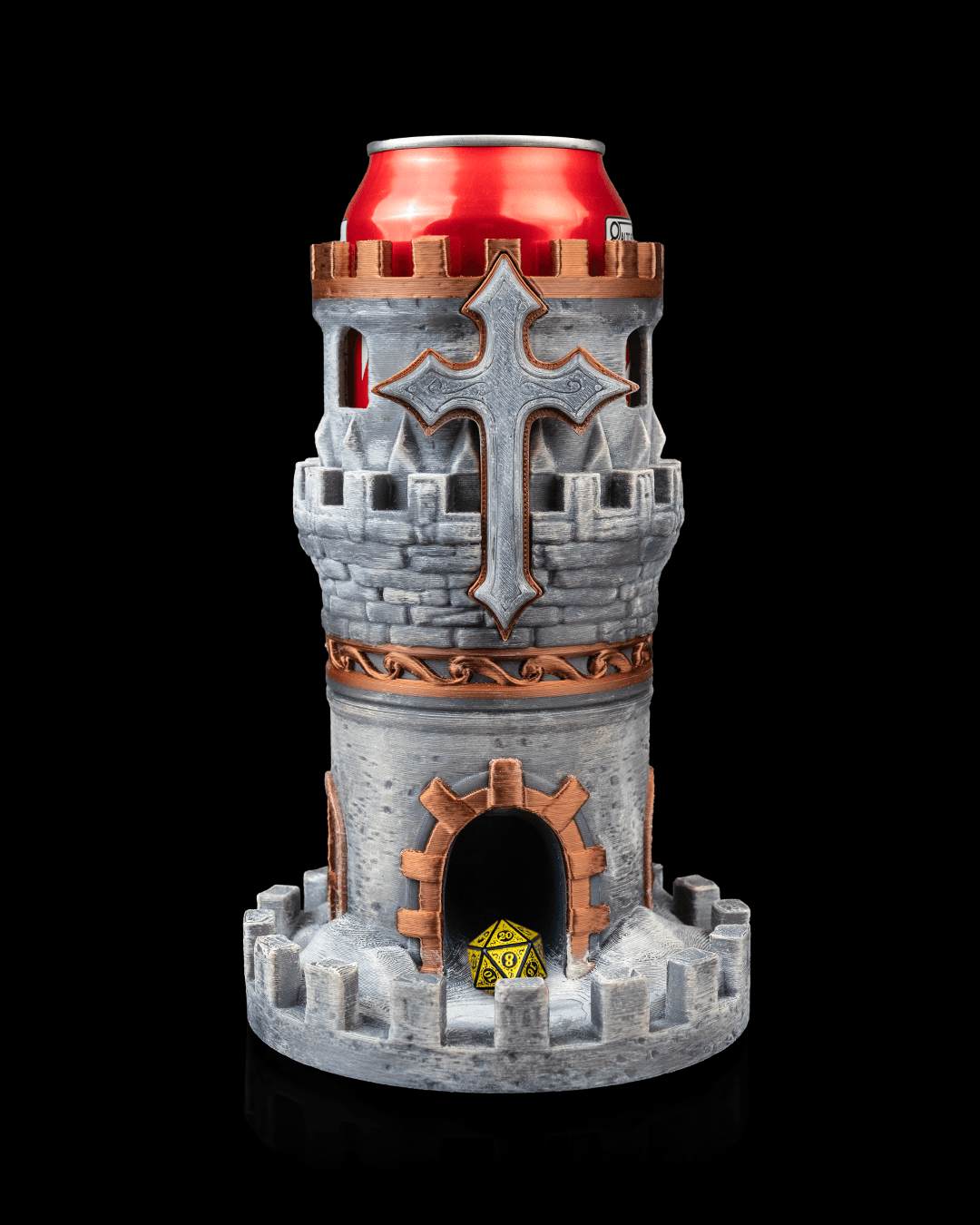 2693 - Tower of the Valiant Can Holder & Dice Tower
