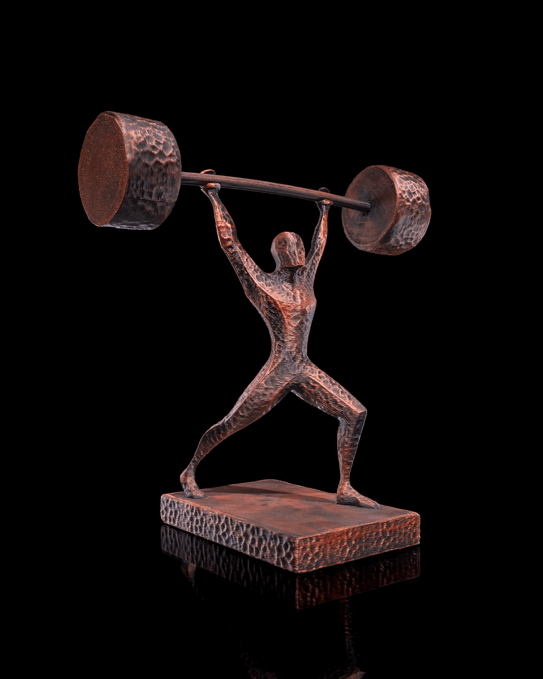1884 - Weightlifting Statue
