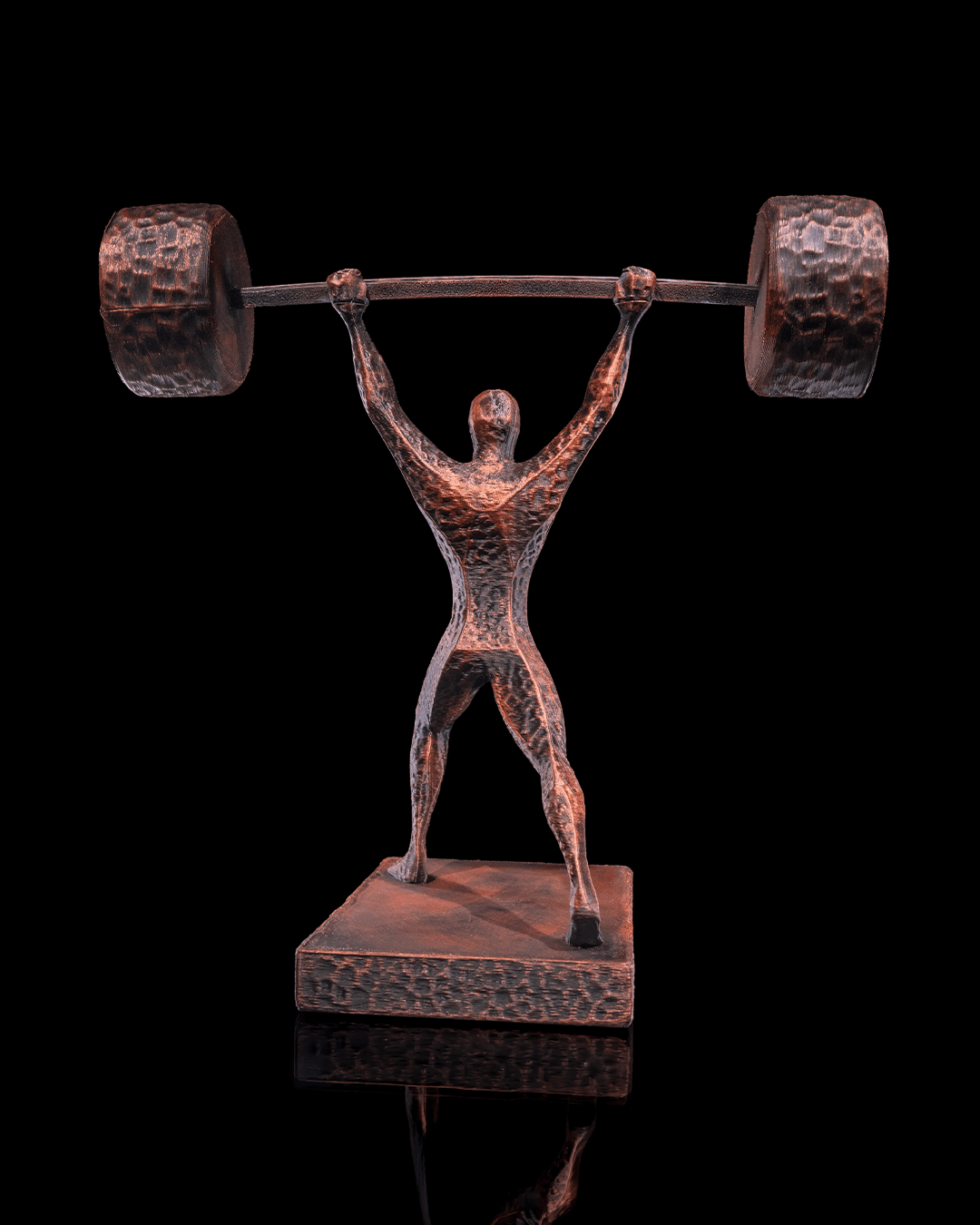 1884 - Weightlifting Statue