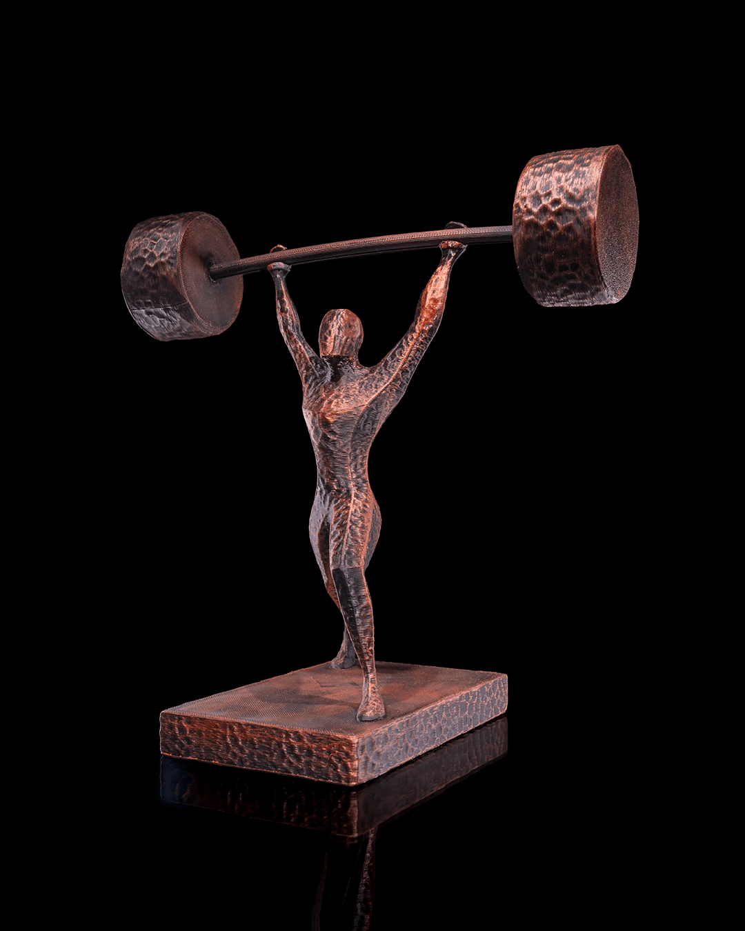 1884 - Weightlifting Statue