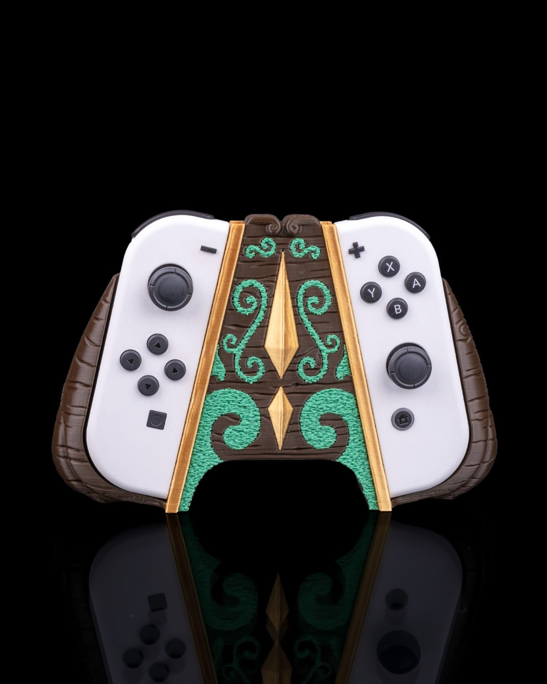 2757 - Wooden Relic Dual Controller Grip