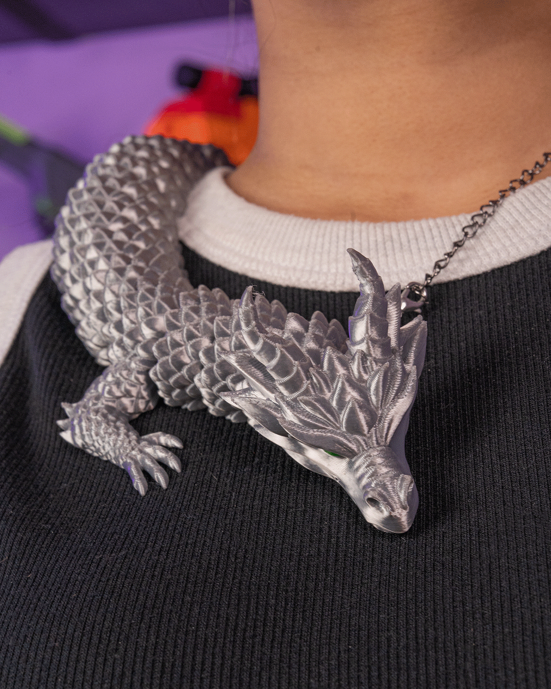 3455 - Wyrm Embrace - Necklace